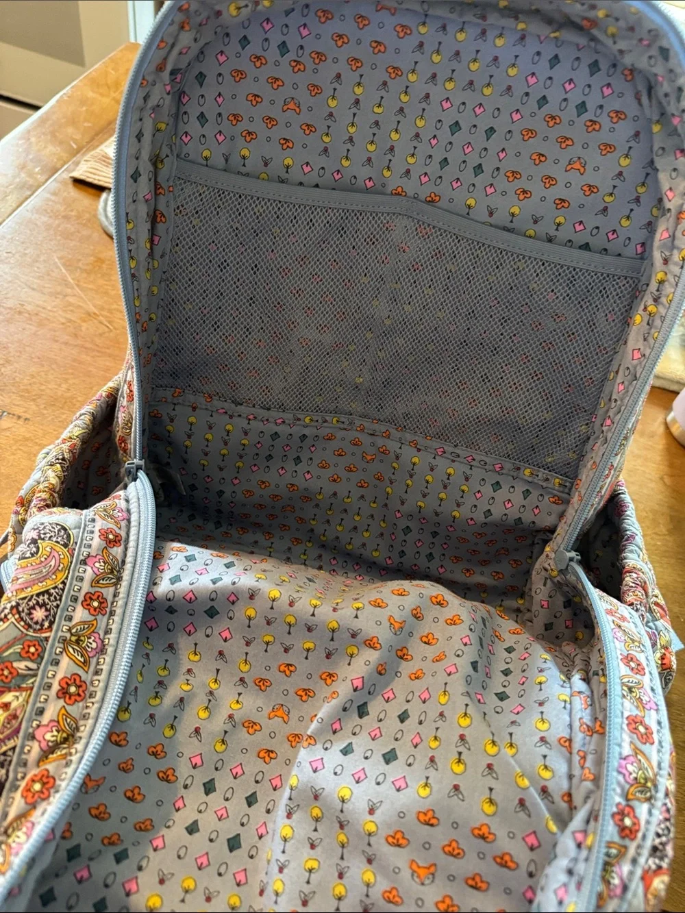 Vera Bradley backpack and lunch bag set